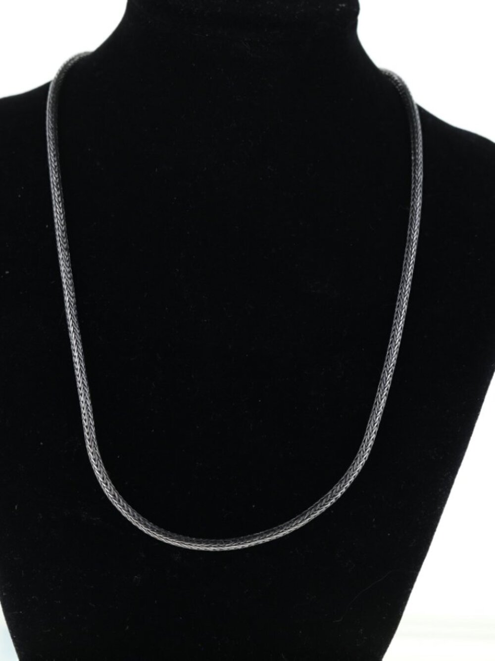 Vintage BA Suarti Bali 925 Sterling Foxtail Weave Chain, 14.9g, 16in
